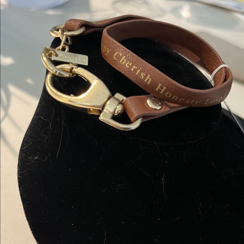 Brown Leather Wrap Bracelet